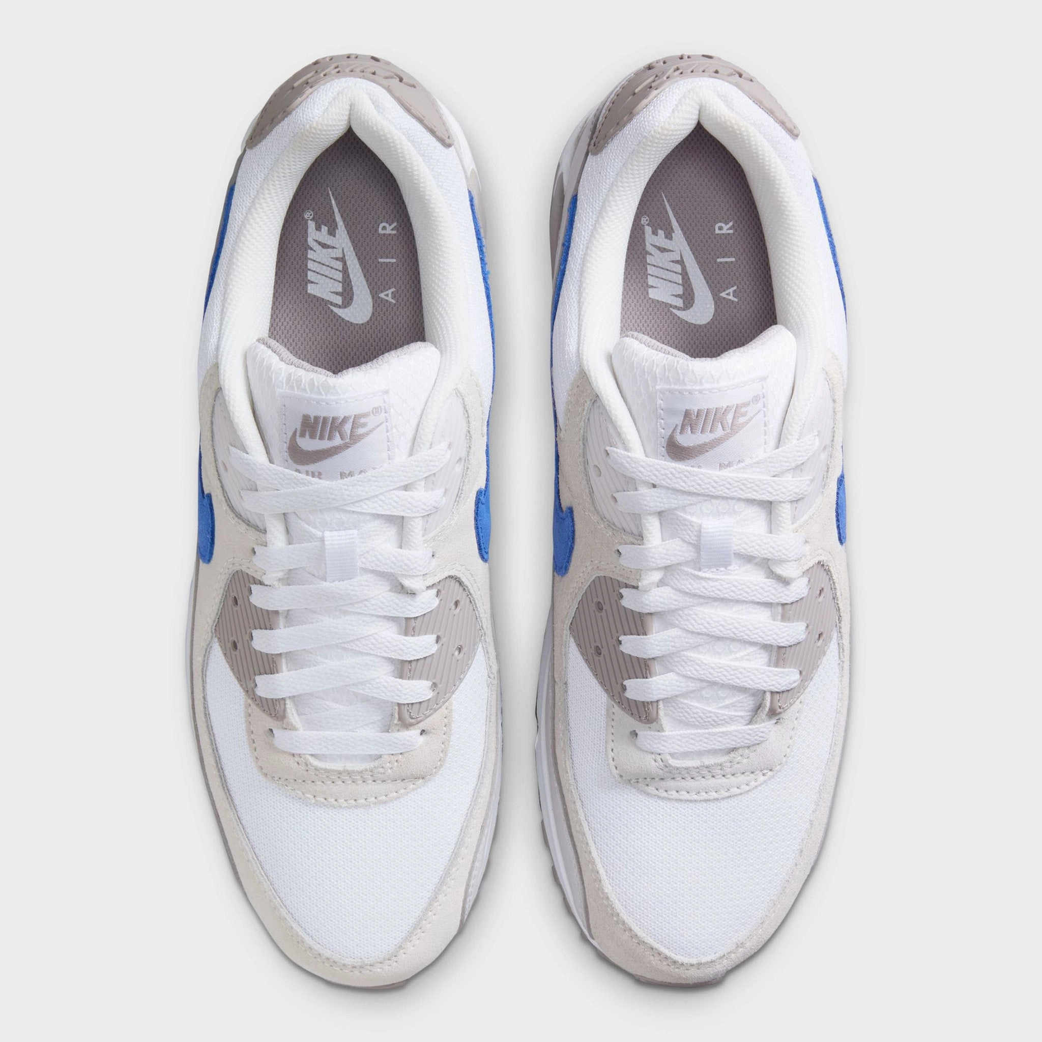 Nike Air Max 90 White / Racer Blue - College Grey