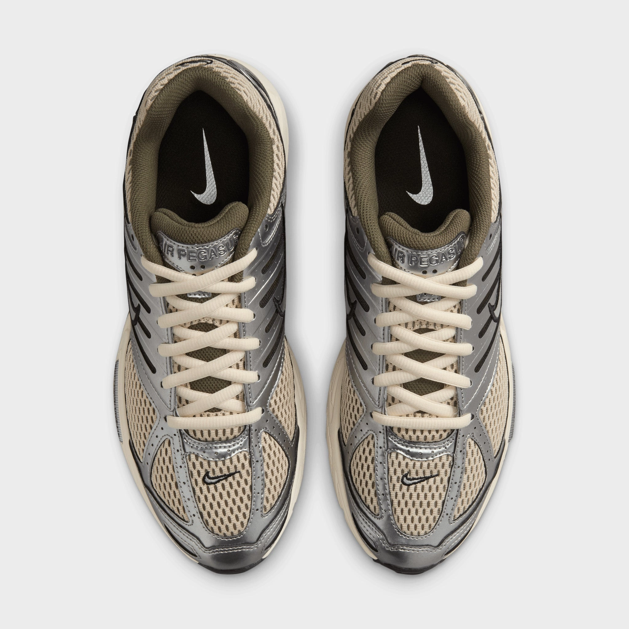 Nike Air Pegasus 2005 Light Khaki / Metallic Silver - Medium Olive