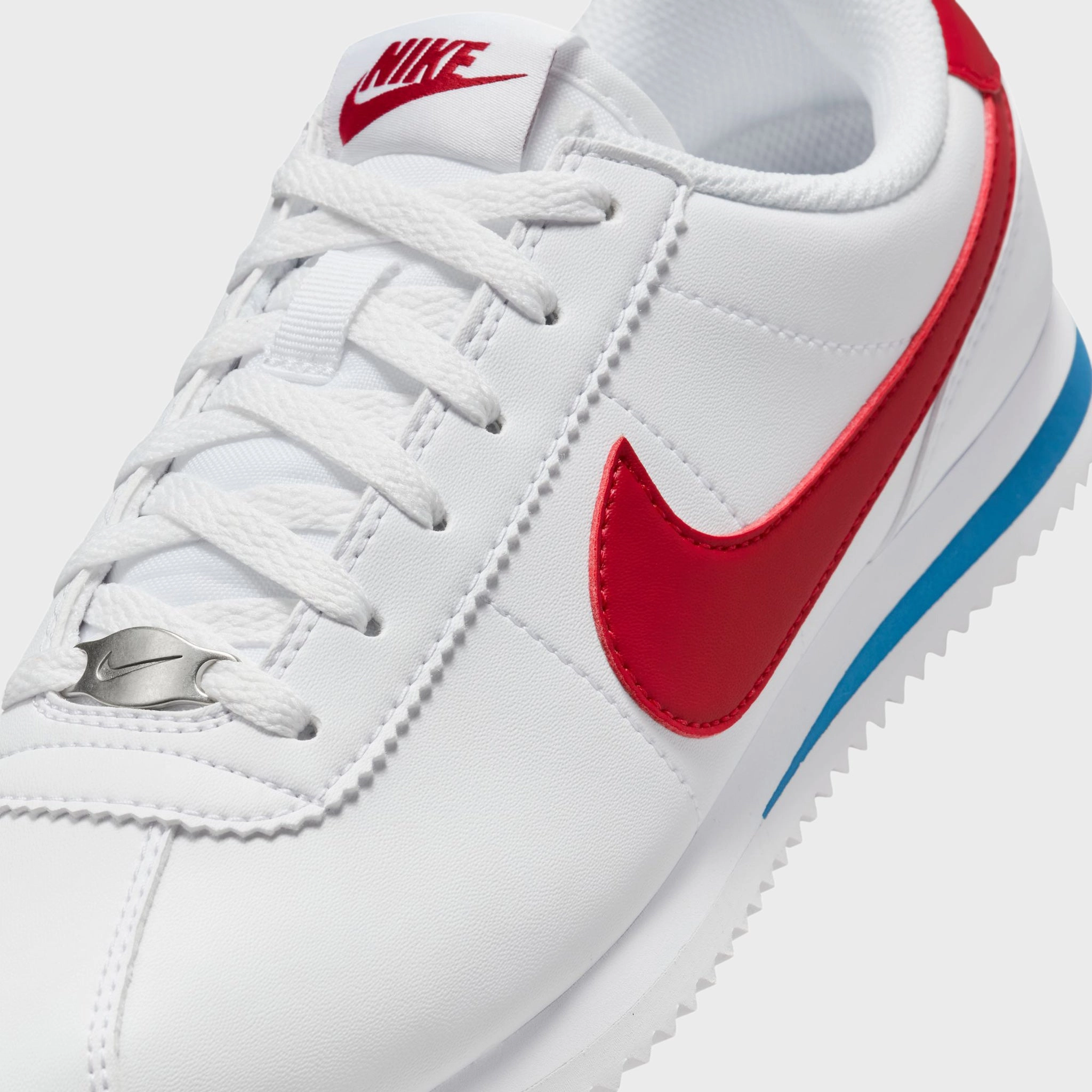 Nike Cortez GS White / Varsity Red - Varsity Blue