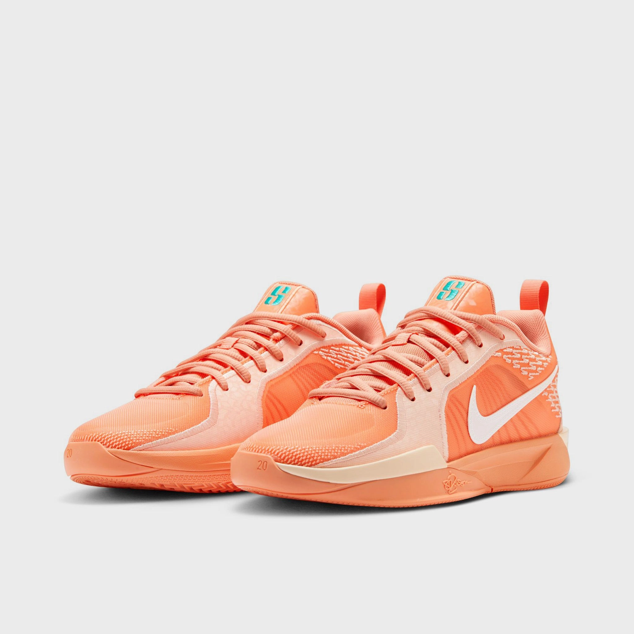 Nike Sabrina 2 GS Apricot Agate / Light Bone - Washed Coral