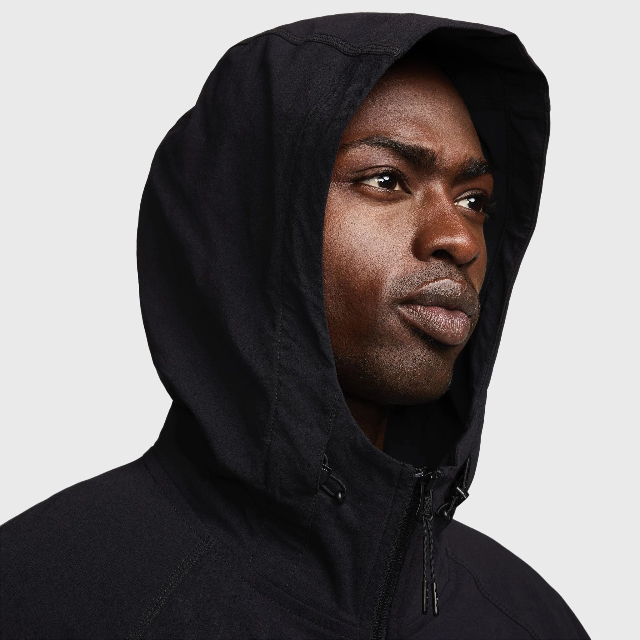 Nike Tech Woven Full Zip Windrunner Jacket Black / Black - Black