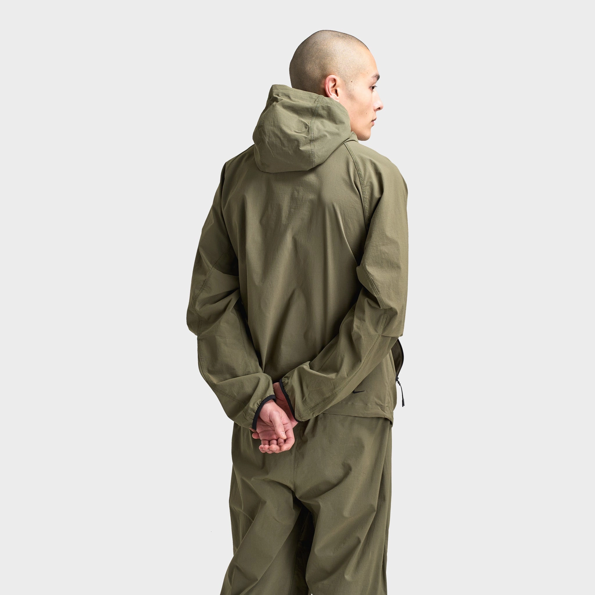 Nike Tech Woven Full-Zip Windrunner Jacket Medium Olive / Medium Olive - Black