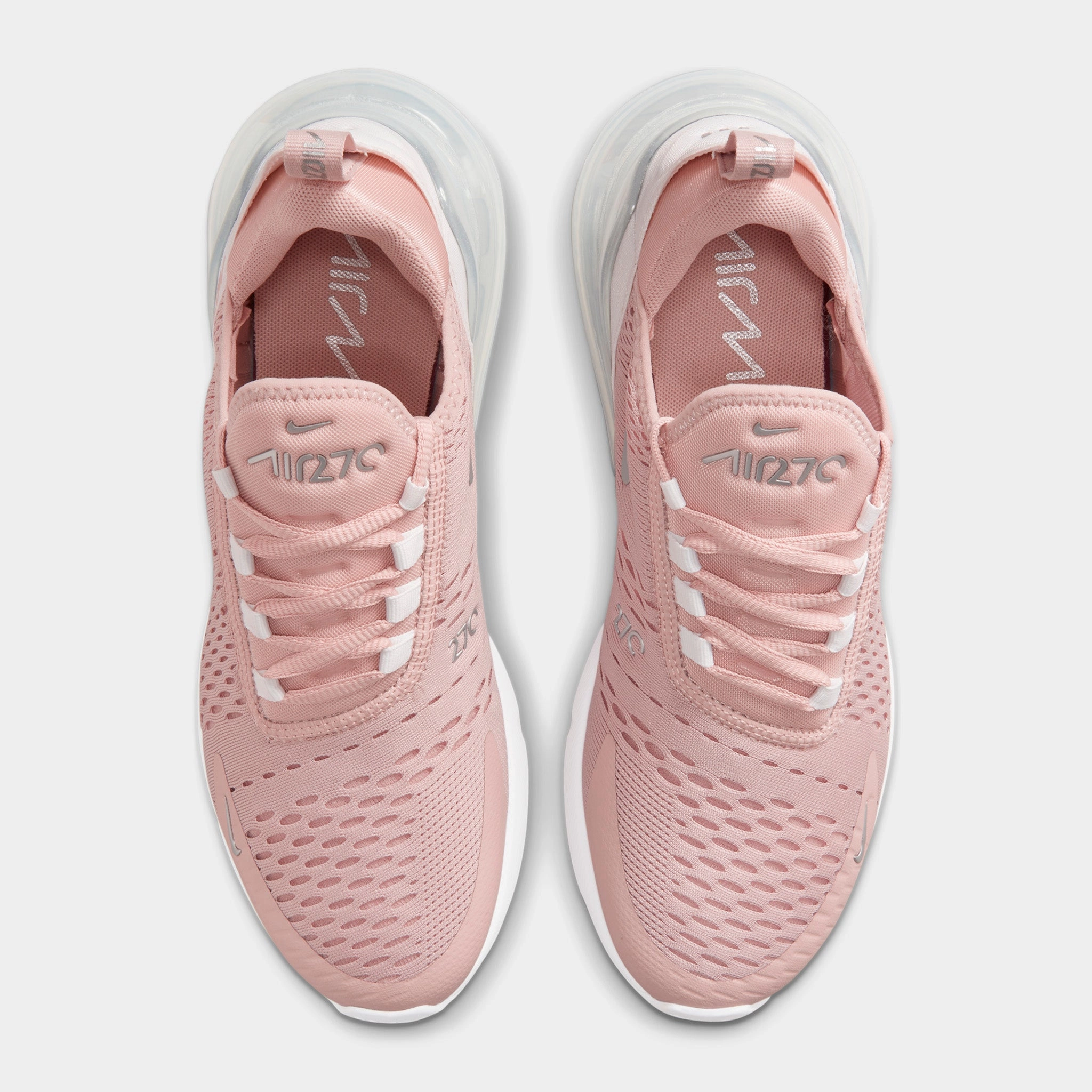 Nike Women's Air Max 270 Pink Oxford / Metallic Silver - White