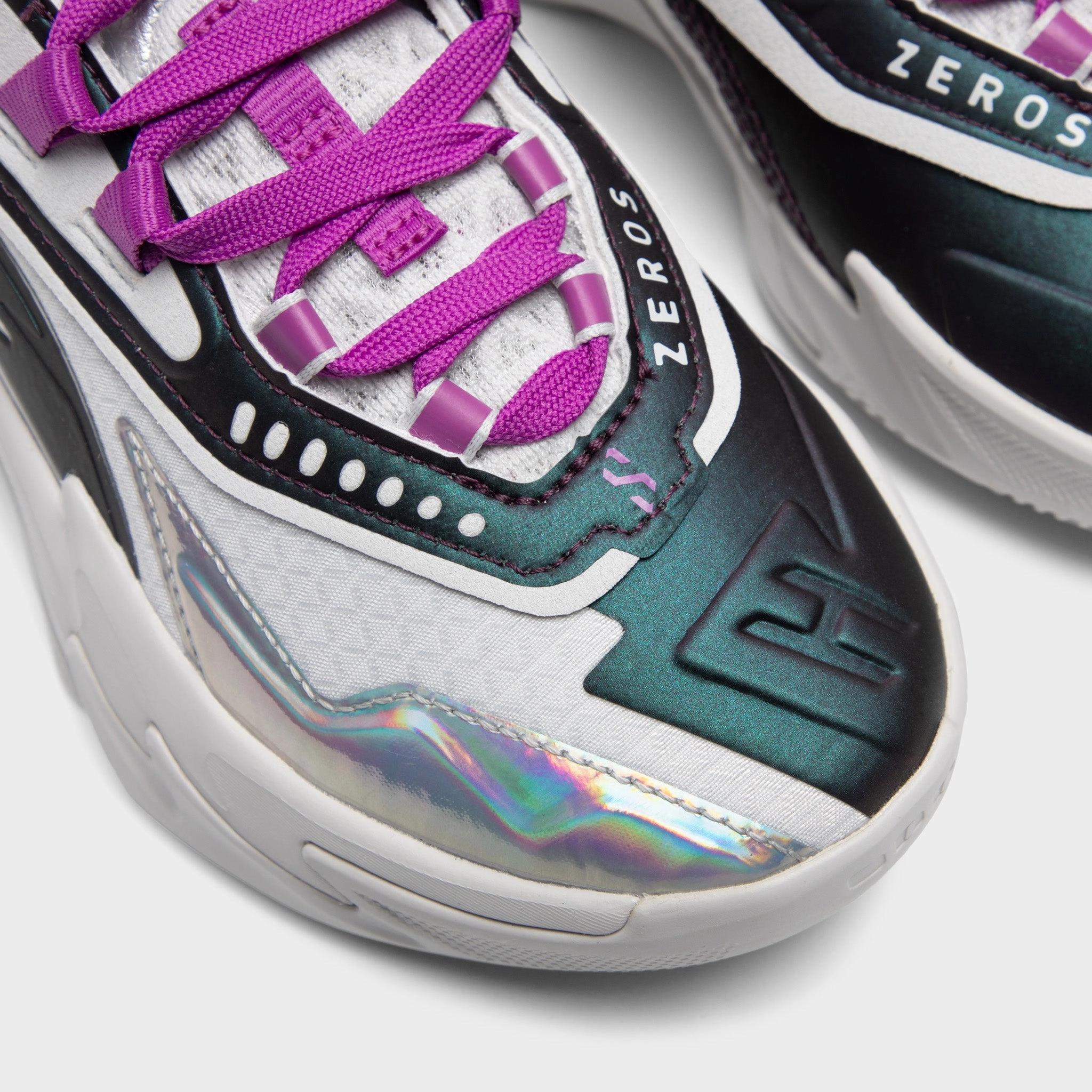 Puma Juniors' Scoot Zeros II Sterling Feather Gray / Wild Berry