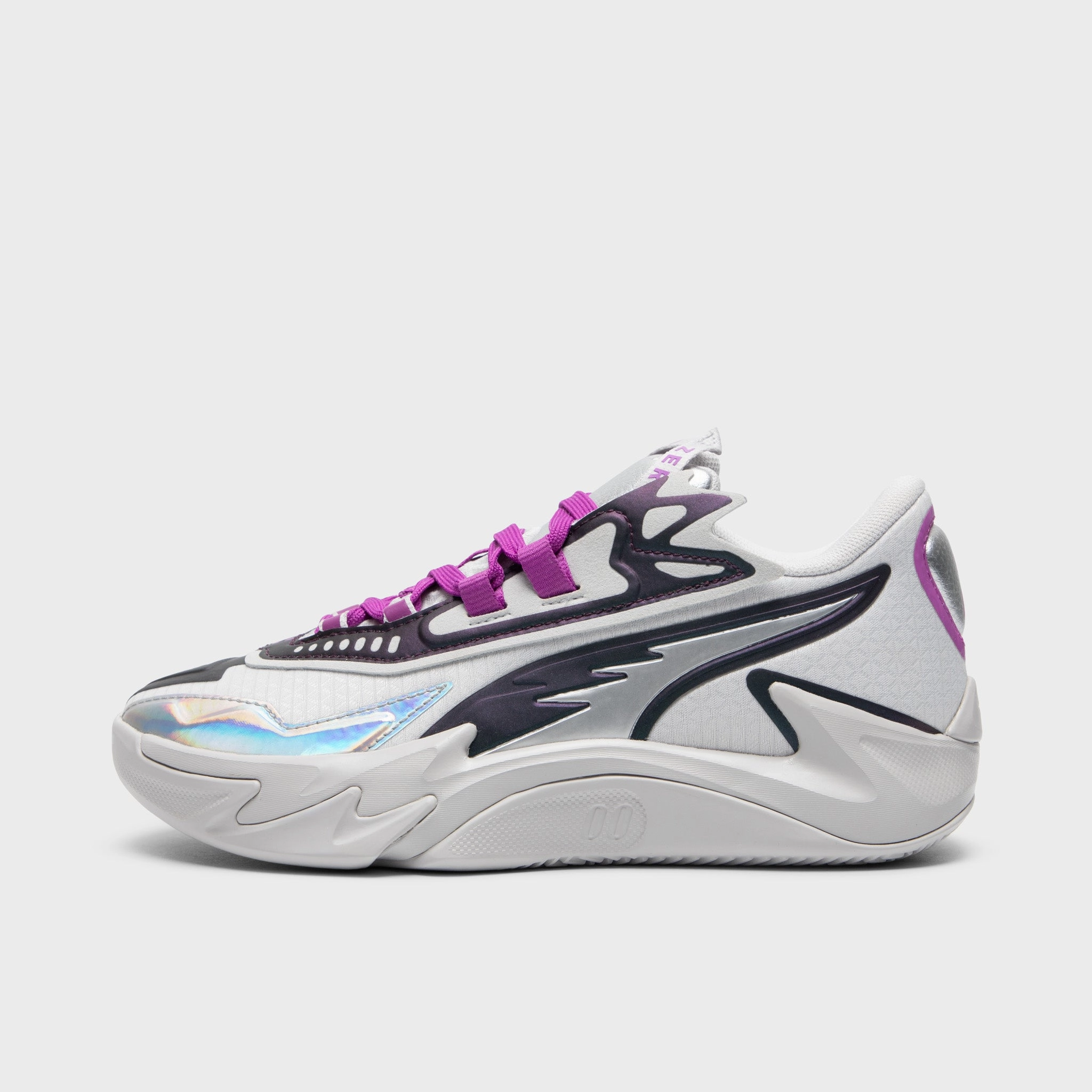 Puma Juniors' Scoot Zeros II Sterling Feather Gray / Wild Berry