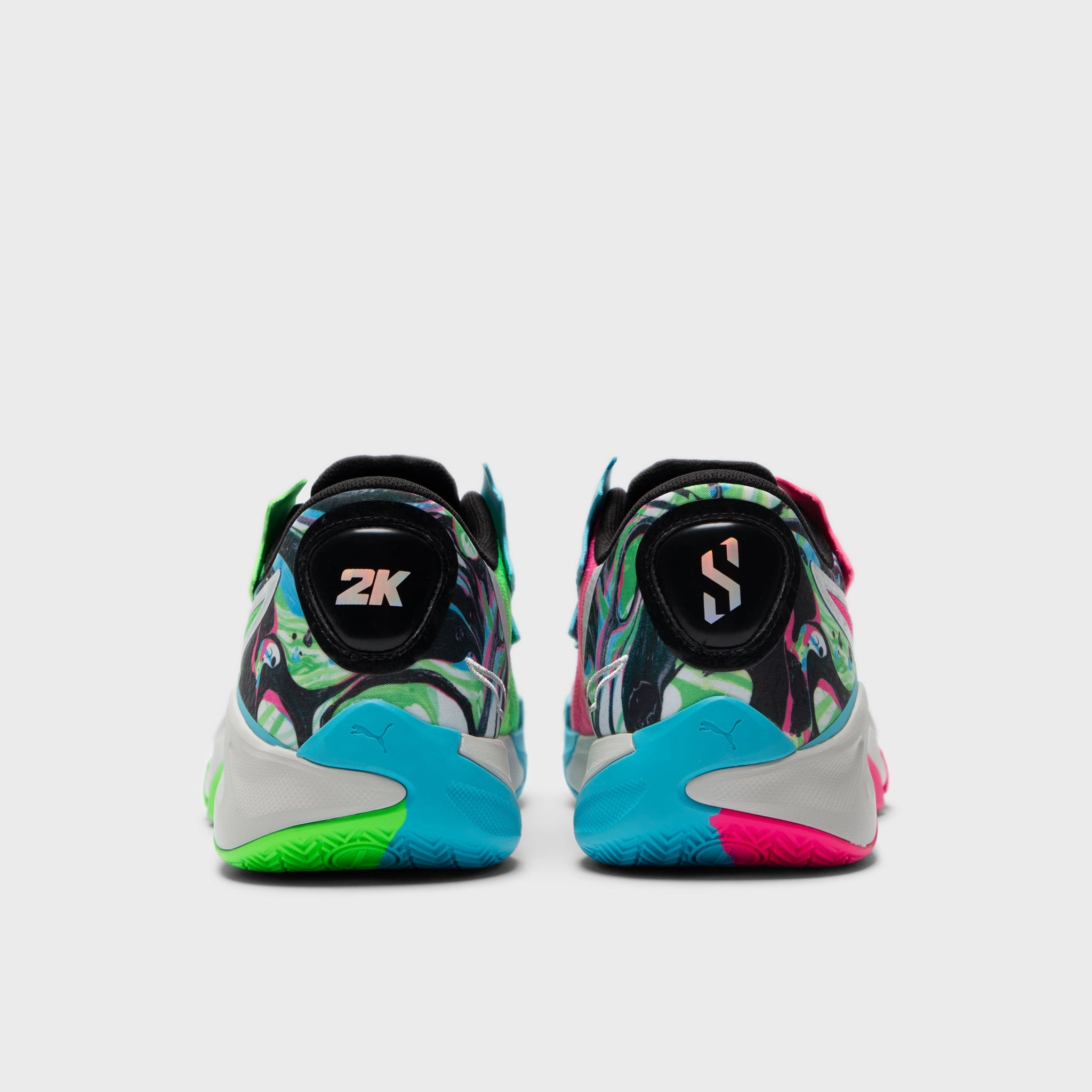 Puma Scoot Zeros II Green / Black - Pink
