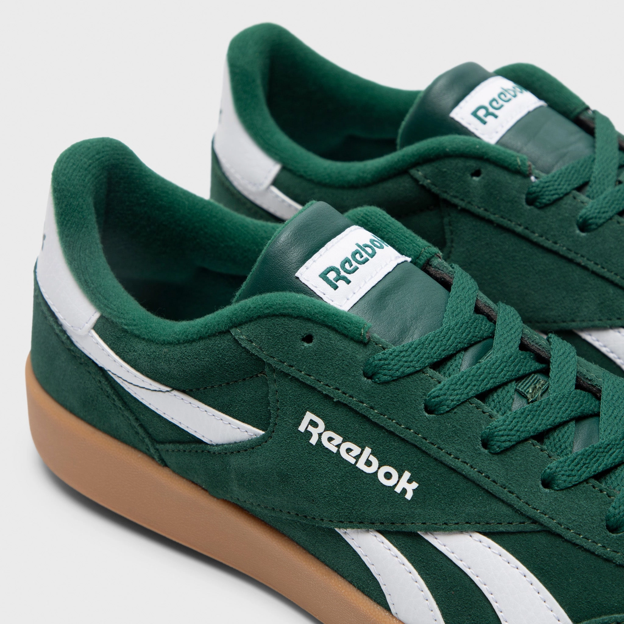 Reebok Smash Edge Dark Green / White - Gum