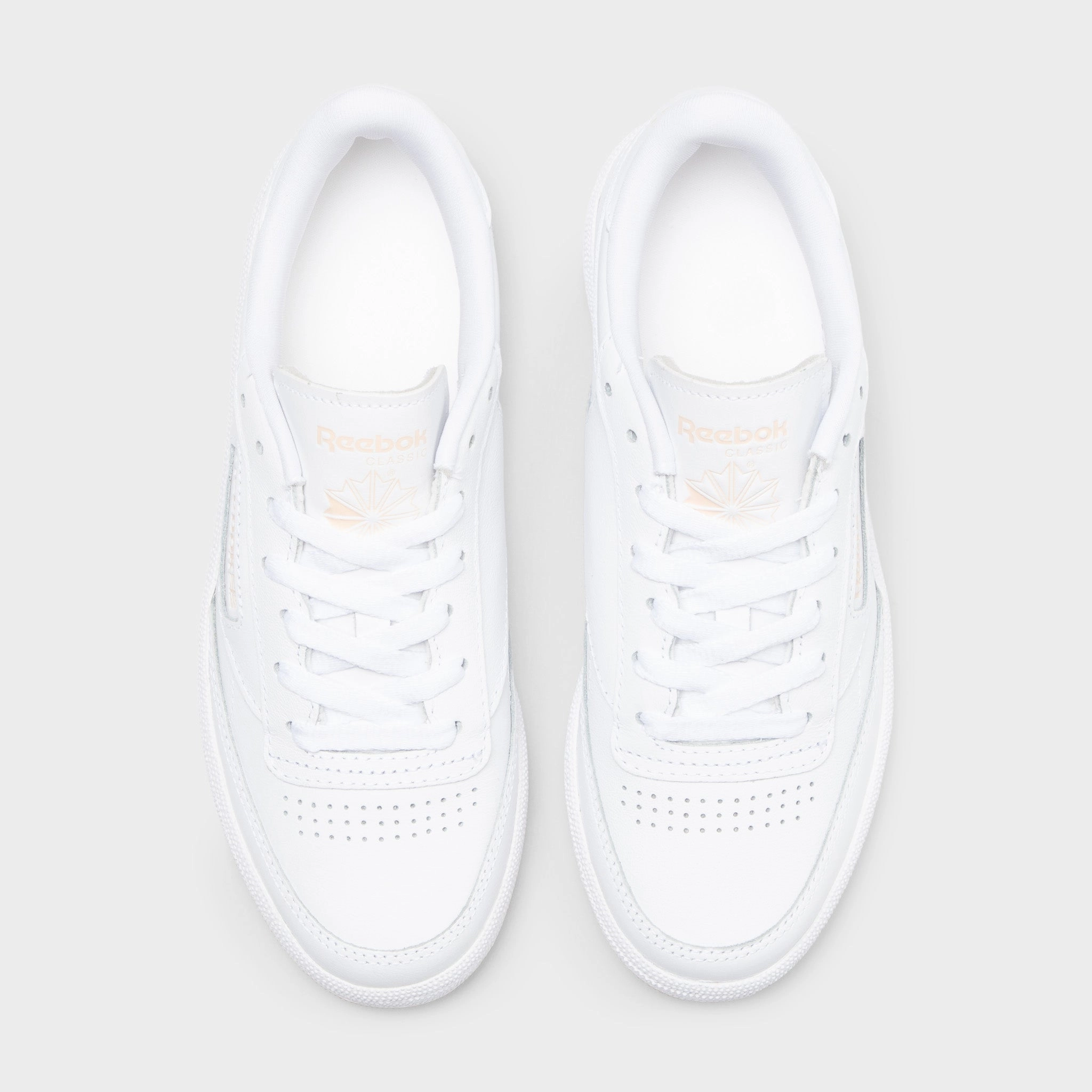 Reebok Women's Club C 85 White / Bleached Peach
