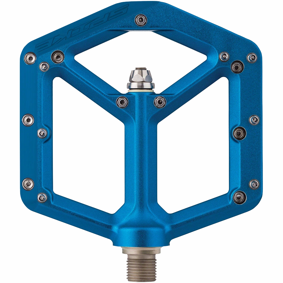 Spike Pedal Platform Aluminum 9/16 - Blue