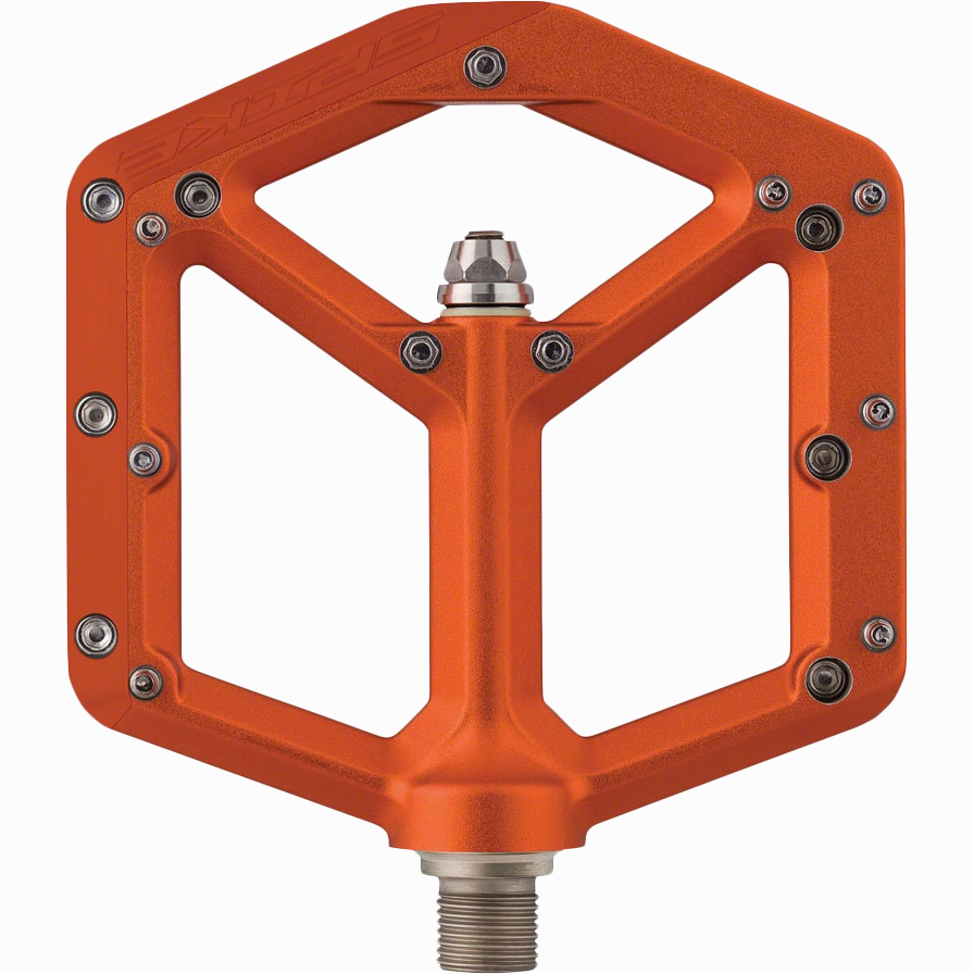 Spike Pedal Pltfrm Alm 9/16" - Orange