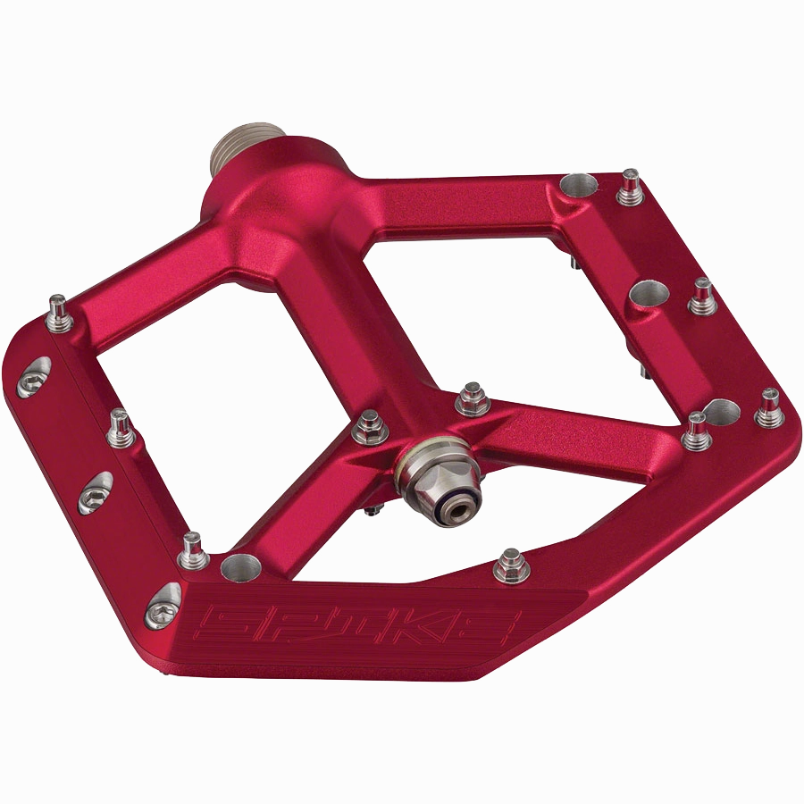 Spike Pedals Platform Aluminum 9/16 - Red