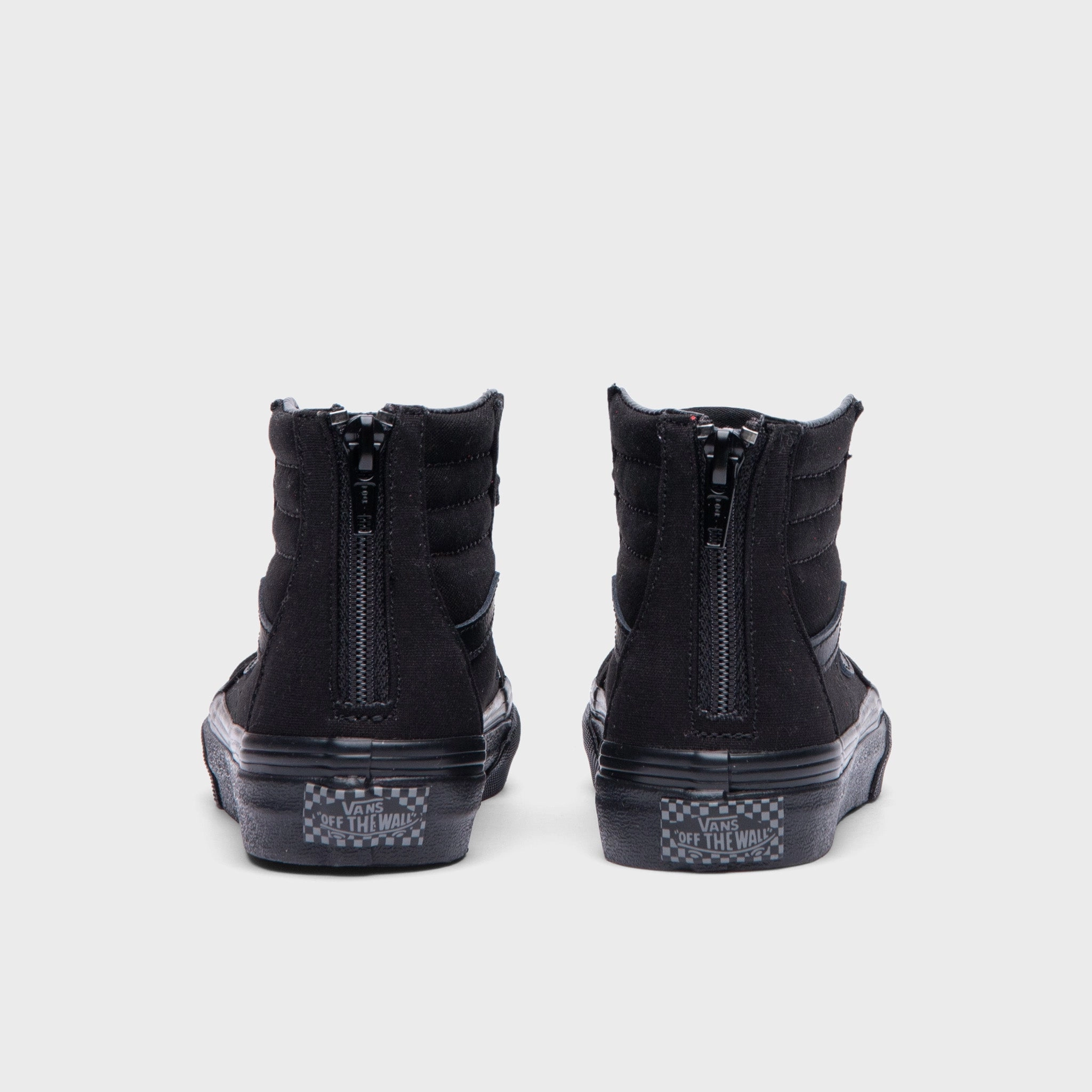 Vans Children's Sk8-Hi Zip (Pop Check) Black / Black