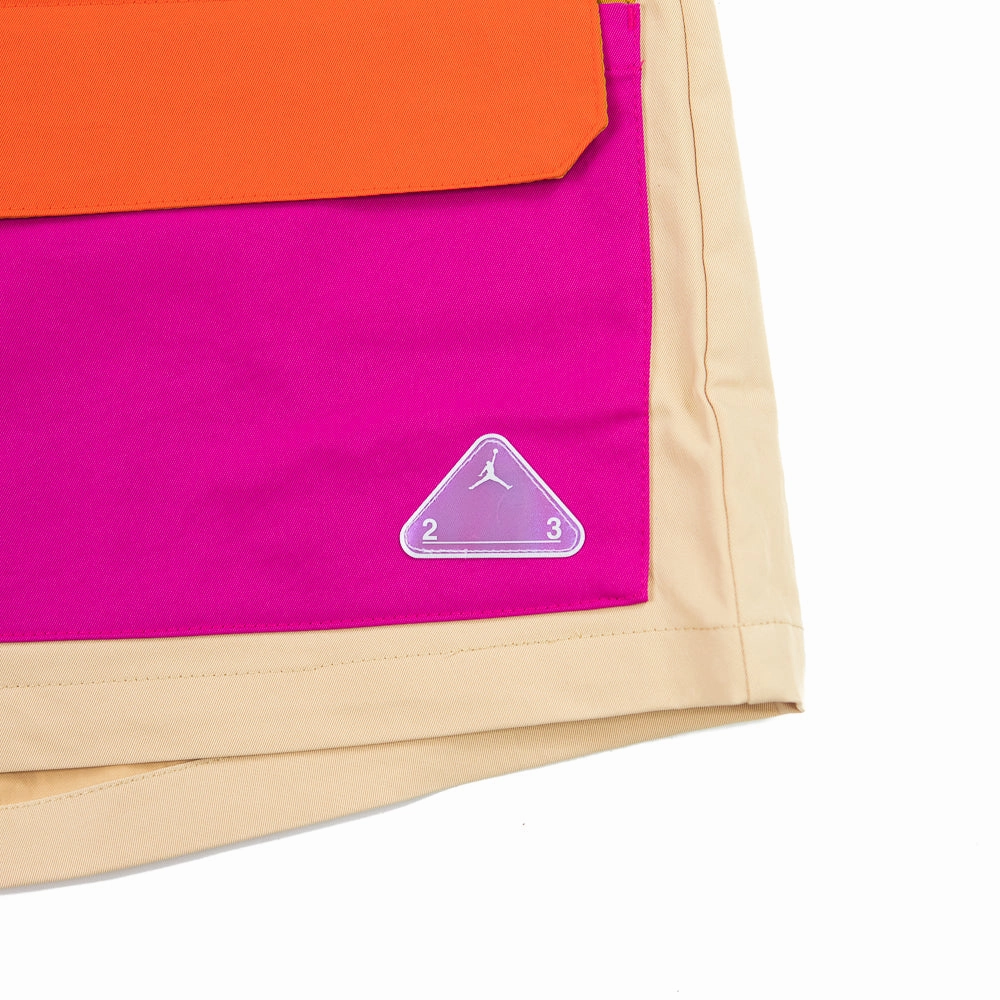 WMNS J 23E Woven Short (Sesame/Chutney/Active Pink)