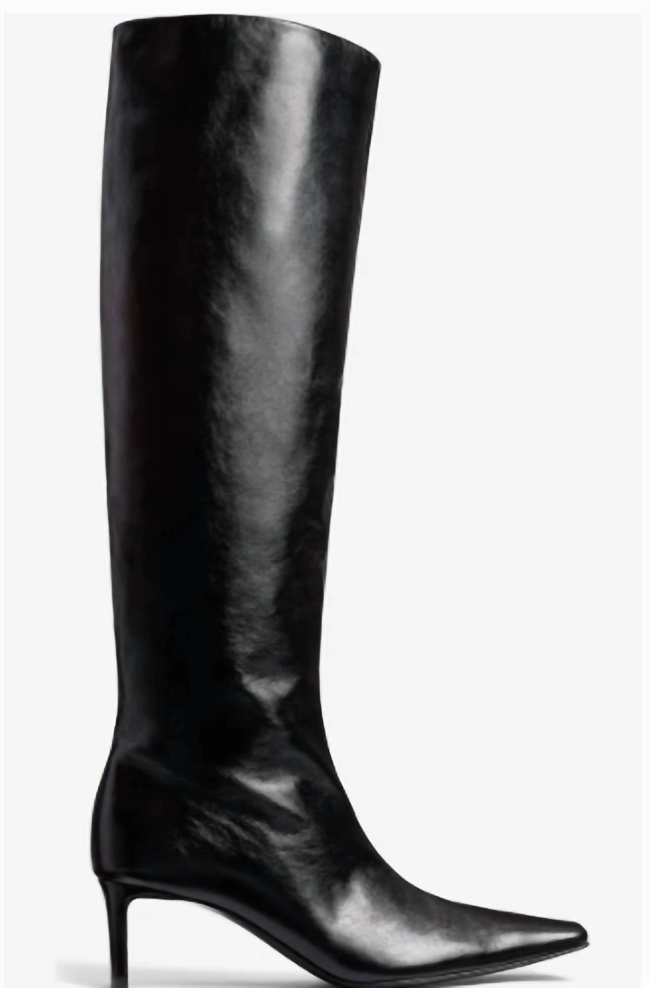 Women's Ona Knee High Boot In Black